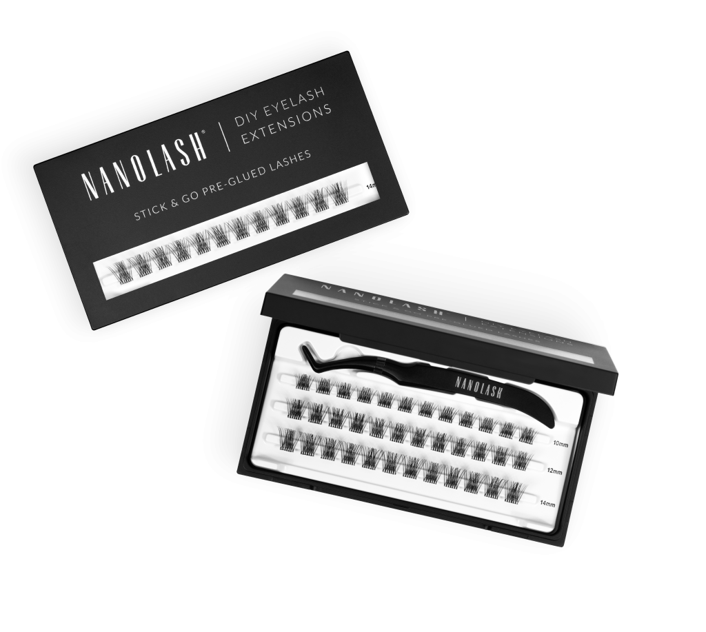predlepené trsy rias nanolash
